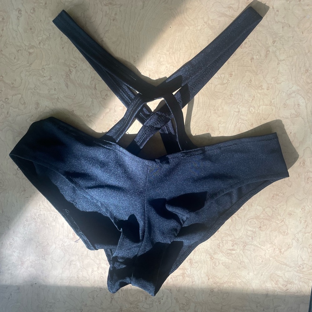 Boy short panty with straps